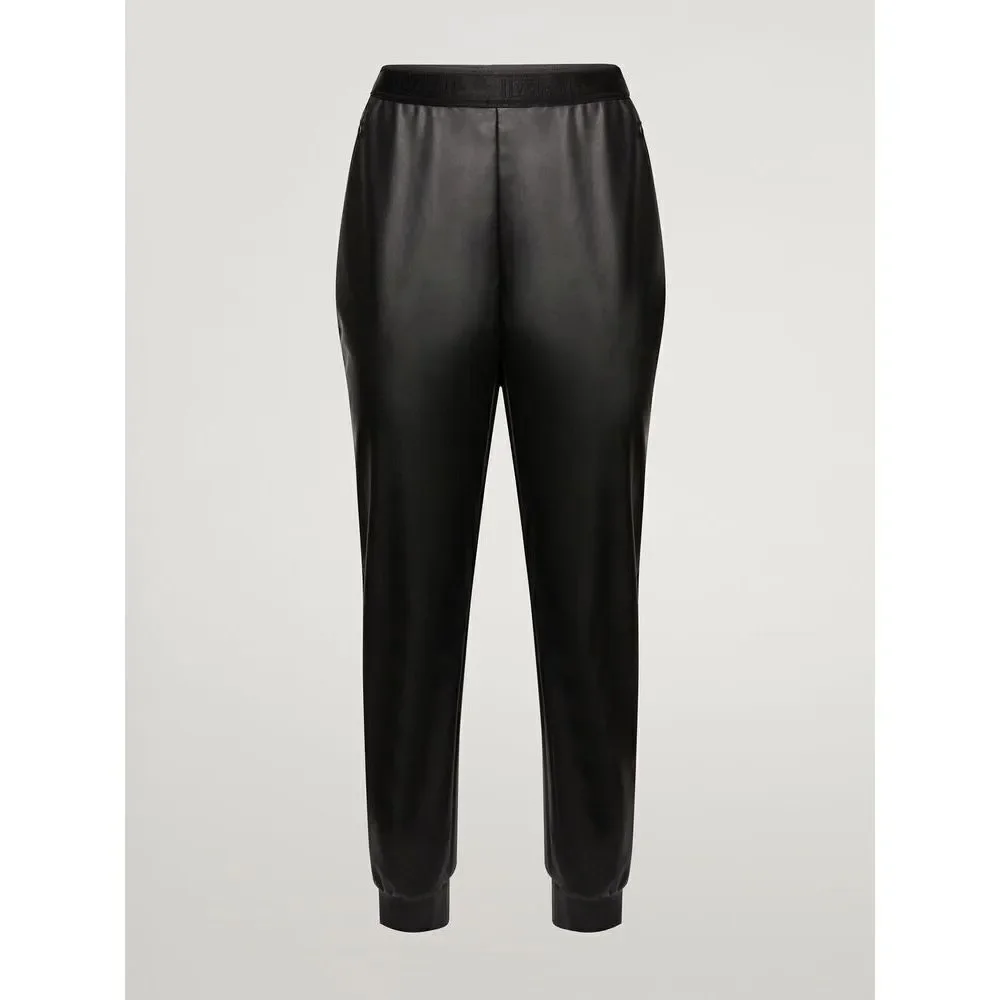 NWT Wolford Vegan Leather Trouser Pants Black XS